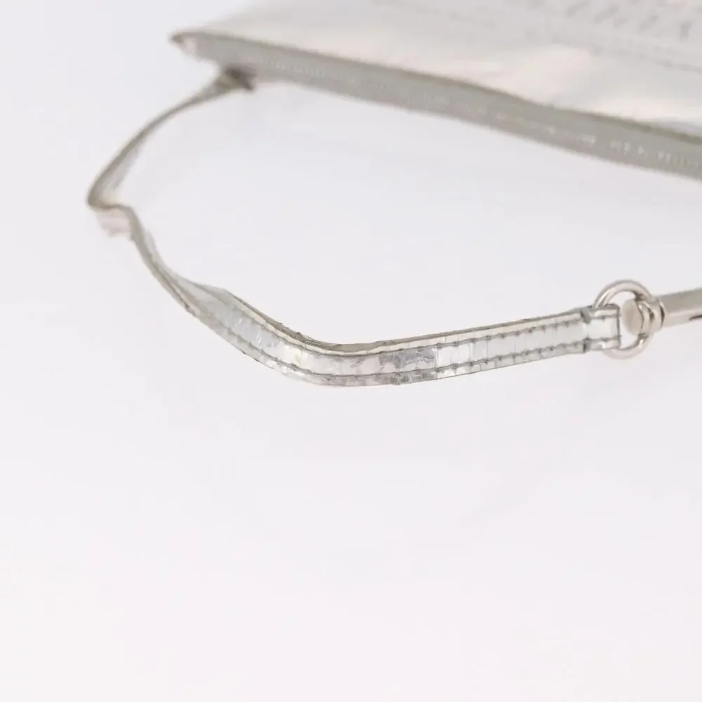 Louis Vuitton Monogram Miroir Pochette Platt Accessory Pouch Silver